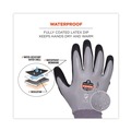 Work Gloves | Ergodyne 17634 ProFlex 7501 Coated Waterproof Winter Gloves - Large Gray (1-Pair) image number 8
