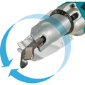 Metal Cutting Shears | Makita XSJ04Z 18V LXT Lithium‑Ion Brushless Cordless 18 Gauge Offset Shear (Tool Only) image number 2