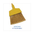 Brooms | Boardwalk BWK932M 53 in. Handle Poly Bristle Angler Broom - Yellow (1 Dozen) image number 3