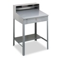  | Tennsco SR-57 34.5 in. x 29 in. x 53.75 in. Open Steel Shop Desk - Medium Gray image number 0