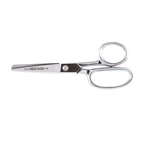Scissors | Klein Tools 106F 6 in. Fully Rounded Tips Straight Trimmer image number 0