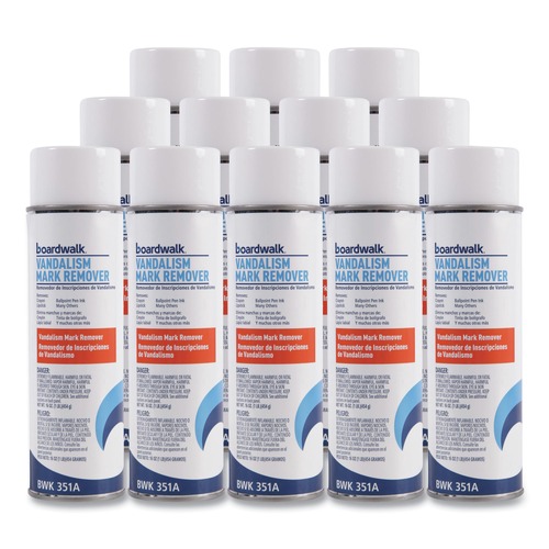 Office Jansan | Boardwalk 1041285 15 oz. Aerosol Spray Vandalism Mark Remover (12/Carton) image number 0