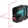 Rotary Lasers | Makita SK105DNAX 12V max CXT Lithium-Ion Cordless Self-Leveling Cross-Line Red Beam Laser Kit (2 Ah) image number 5