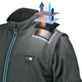 Heated Jackets | Makita CJ102DZM 12V MAX CXT Li-Ion Heated Jacket (Jacket Only) - Medium image number 3