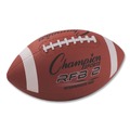 Toys | Champion Sports RFB2 Intermediate Size Rubber Sports Ball For Football - Brown image number 0