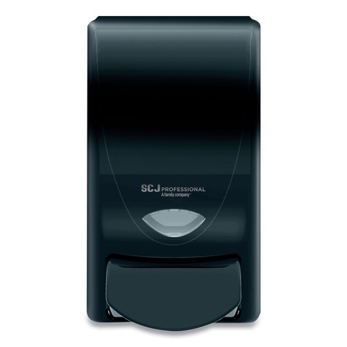 Cleaning & Janitorial Supplies | SC Johnson 91128 4.61 in. x 4.92 in. x 9.25 in. 1 Liter Manual Skincare Dispenser - Black image number 0
