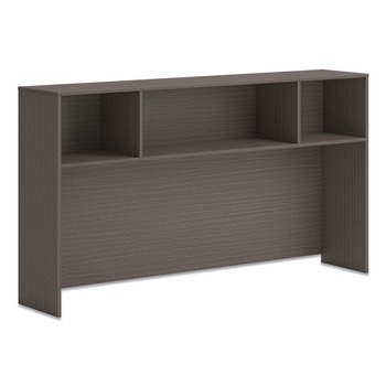 HON 72 in. W x 14 in. D x 39.75 in. H 3 Compartments Mod Desk Hutch - Slate Teak