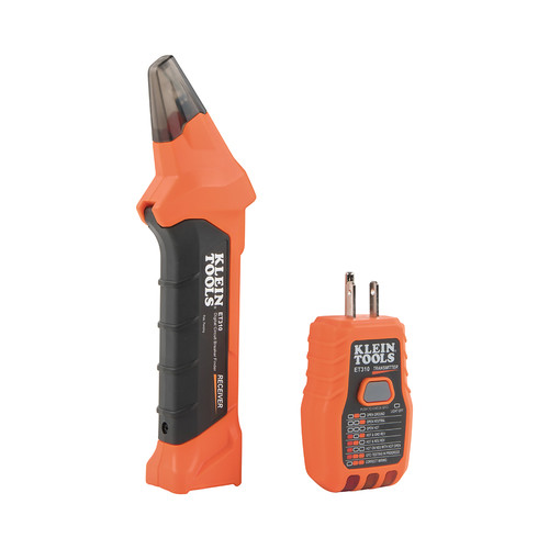 Detection Tools | Klein Tools ET310 AC Circuit Breaker Finder, Electric Tester with Integrated GFCI Outlet Tester image number 0