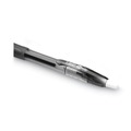 Office Jansan | BIC RLC11 BLK Gel-ocity 0.7 mm Medium Gel Pen - Black Ink/Translucent Black Barrel (1-Dozen) image number 5
