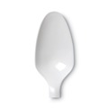  | Dixie PTM21 Plastic Mediumweight Teaspoons - White (1000/Carton) image number 2