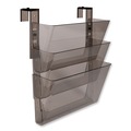  | Deflecto 73502RT DocuPocket 3 Sections 3-Pocket 13 in. x 7 in. x 20 in. File Partition Set - Letter Size, Smoke (3/Set) image number 1