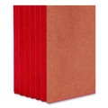 Office Jansan | Smead 74696 5.25 in. Expansion Redrope Drop-Front End Tab File Pockets with Fully Lined Colored Gussets - Legal, Redrope/Red (10/Box) image number 2