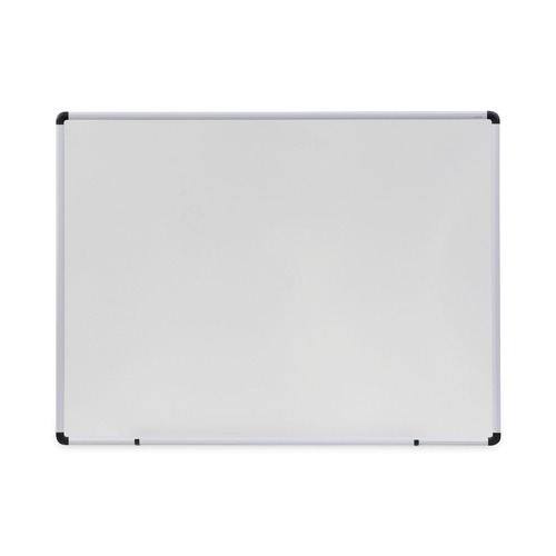 Office Jansan | Universal UNV43724 48 in. x 36 in. Modern Melamine Dry Erase Board with Aluminum Frame - White Surface image number 0