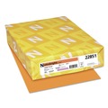 Office Jansan | Astrobrights 22851 65 lbs. 8.5 in. x 11 in. Colored Cardstock - Cosmic Orange (250/Pack) image number 0