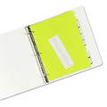 Office Jansan | Avery 23084 11 x 8.5 Heavy-Duty Plastic Dividers with Multicolor Tabs and White Labels - Assorted (8-Pieces/Set) image number 1