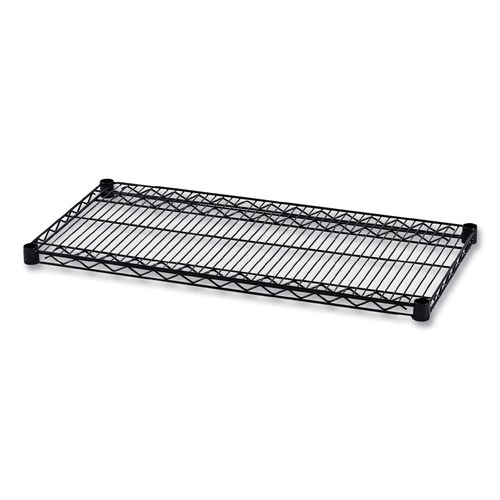 Office Filing Cabinets & Shelves | Alera ALESW583618BL Industrial Wire Shelving 36 in. x 18 in. Extra Wire Shelves - Black (2-Piece/Carton) image number 0