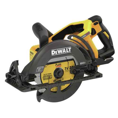 Factory Reconditioned Dewalt FLEXVOLT 60V MAX Lithium Ion Direct Drive 7 1 4 in. Cordless Worm Drive Style Saw Tool Only