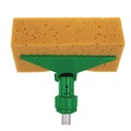 Cleaning Cloths | Unger UNGSP010 8.5 in. x 4 in. x 2.75 in. Fixi-Clamp Sponge - Yellow (10/Carton) image number 1