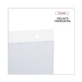 Office Jansan | Universal UNV76883 11 in. x 8.5 in. Horizontal Wall Mount Sign Holders - Clear (2/Pack) image number 3