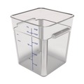 Bulk Savings Pricing 2 | Carlisle 1195207 8.75 in. x 8.75 in. x 7.31 in. 6 qt. Squares Polycarbonate Food Storage Container - Clear image number 0