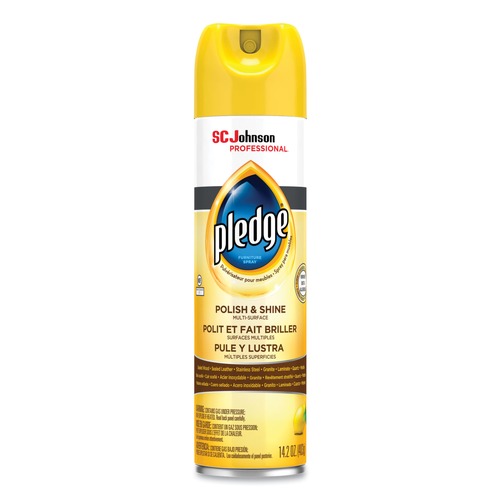 Cleaning & Janitorial Supplies | Pledge 301168 14.2 oz Furniture Polish Aerosol Spray - Lemon image number 0