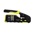 Crimpers | Klein Tools VDV226-110 Ratcheting Cable Crimper/Stripper/Cutter for Pass-Thru Connectors image number 1