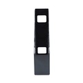 Office Jansan | Universal UNV08118 3 in. x 10 in. x 11.88 in. Recycled Plastic Magazine File - Black image number 2
