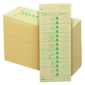 Office Jansan | TOPS 1259 3.5 in. x 9 in. 1-Side Time Clock Cards Replacement for M-33 (500/Box) image number 1
