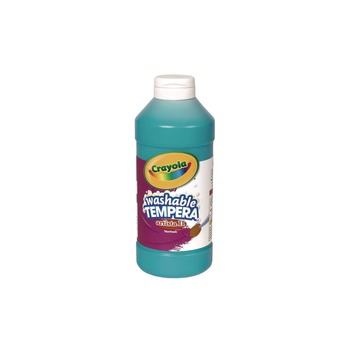 Crayola Artista II 16 oz. Bottle Washable Tempera Paint - Turquoise