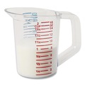 Beverage Serveware | Rubbermaid Commercial FG321500CLR Bouncer 16 oz. Measuring Cup - Clear image number 2