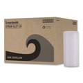 Cups and Lids | Boardwalk BWKDEERCLIDW Deerfield Plastic Lids for 12 - 20 oz. Cold Cups - Clear (50-Piece/Pack, 20 Packs/Carton) image number 0