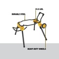 Table Saw Accessories | Factory Reconditioned Dewalt DWE74911R Rolling Table Saw Stand image number 2