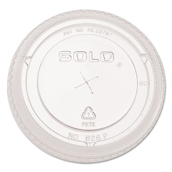 PRODUCTS | Dart 626TS PETE Flat Straw-Slot 16 - 24oz. Cold Cup Lids (100-Piece/Pack)