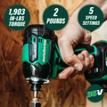 FREE 4 Ah/8 Ah MultiVolt Battery via E-Rebate | Metabo HPT WH36DCM MultiVolt 36V Brushless Lithium-Ion 4-1/2 in. Cordless Triple Hammer Bolt Impact Driver Kit with 2 Batteries (2.5 Ah) image number 12