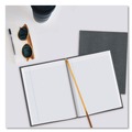 Notebooks & Pads | Blueline A10.97 10.75 in. x 8.5 in. Sheets Medium/College Rule 1-Subject Executive Notebook with Ribbon Bookmark - Cool Gray Cover image number 1
