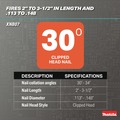 Framing Nailers | Makita XNB07Z 18V LXT Lithium‑Ion 30 Degree Clipped Head 3‑1/2 in. Cordless Framing Nailer (Tool Ony) image number 8