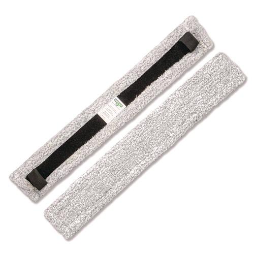 Cleaning Cloths | Unger UNGVEP35 VisaVersa Pro 14 in. Microfiber Replacement Pad - Light Gray (10/Carton) image number 0