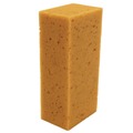 Cleaning Cloths | Unger UNGSP010 8.5 in. x 4 in. x 2.75 in. Fixi-Clamp Sponge - Yellow (10/Carton) image number 3