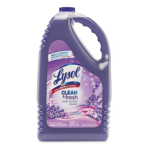 Cleaning & Janitorial Supplies | LYSOL Brand 36241-88786 144 oz. Bottle Clean and Fresh Multi-Surface Disinfectant Cleaner - Lavender and Orchid Essence image number 0
