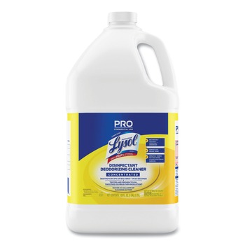 Professional LYSOL Brand 19200-99985 128 oz Disinfectant Deodorizing Cleaner Concentrate - Lemon Scent