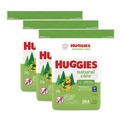 Cleaning & Janitorial Supplies | Huggies 31816 Natural Care 3.88 in. x 6.6 in. 1-Ply Sensitive Baby Wipes - Unscented White (552/Carton) image number 0