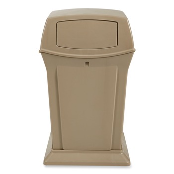 Rubbermaid Commercial Ranger 35-Gallon Fire-Safe Structural Foam Container - Beige