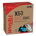 Office Jansan | WypAll 34790 General Clean X60 POP-UP Box 8.34 in. x 16.8 in. Cloths - White (126/Box) image number 0
