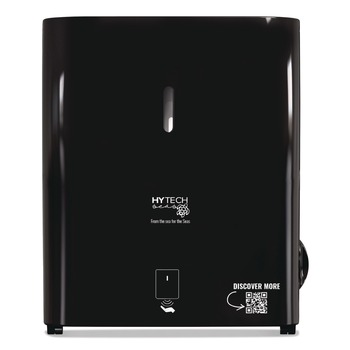 Papernet 11.8 x 9.8 x 14.2 Hy Tech Automatic Towel Dispenser - Black (1/Carton)