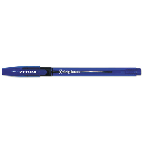  | Zebra 23620 Z-Grip Basics 1 mm Blue Ink Ballpoint Pen (1-Dozen) image number 0