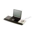 Mouse Pads & Wrist Support | 3M WR422LE 25.5 in. x 10.6 in. Antimicrobial Gel Mouse Pad/Keyboard Wrist Rest Platform - Black/Silver image number 2