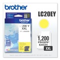 Bulk Savings Pricing 2 | Brother LC20EY INKvestment 1,200 Page-Yield Super High-Yield Ink - Yellow image number 1