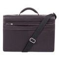 Office & Office Supplies | Swiss Mobility EXB49545802SM Milestone 5 in. x 5 in. x 12 in. Leather Briefcase Fits Devices Up to 15.6 in. - Brown image number 2
