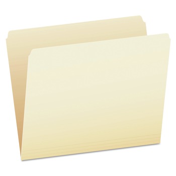 Pendaflex 752EE Letter Size 0.75 in. Expansion Straight Tabs File Folders - Manila (100/Box)