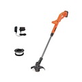 String Trimmers | Black & Decker LST201 20V MAX Lithium-Ion 10 in. Cordless String Trimmer/Edger Kit (1.5 Ah) image number 0